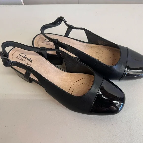 Clarks Black Women's Shoes - Picture 2 of 7